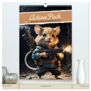 Cover-Bild zum Titel 'Action Pack - Ein tierisch niedliches Spezialkommando (hochwertiger Premium Wandkalender 2026 DIN A2 hoch), Kunstdruck in Hochglanz' von 'Sell Pixs:Sell'