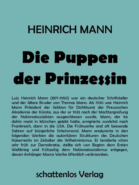 Die Puppen der Prinzessin - Heinrich Mann