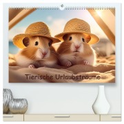 Cover-Bild zum Titel 'Tierische Urlaubsträume (hochwertiger Premium Wandkalender 2026 DIN A2 quer), Kunstdruck in Hochglanz' von 'Tina Olbrich'