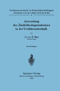 Cover-Bild zum Titel 'Anwendung des Ähnlichkeitsgrundsatzes in der Verfahrenstechnik' von 'Werner Matz'