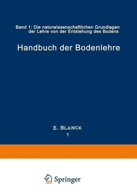 Handbuch der Bodenlehre - 