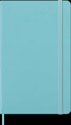 Moleskine 18 Monate Wochen Notizkalender 2025/2026, L/A5, 1 Wo = 1 Seite, rechts linierte Seite, fester Einband, Aquamarin - 