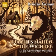 Cover-Bild zum Titel 'Nachts nähen die Wichtel' von 'Brüder Grimm, Jacob Grimm, Wilhelm Grimm'