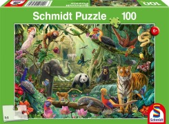 Cover-Bild zum Titel 'Bunte Tierwelt im Dschungel' von ''