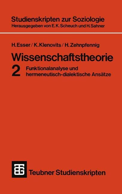 Wissenschaftstheorie 2 - K. Klenovits, H. Zehnpfennig