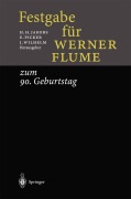 Cover-Bild zum Titel 'Festgabe für Werner Flume' von ''