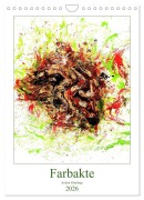 Cover-Bild zum Titel 'Farbakte - Action Paintings (Wandkalender 2026 DIN A4 hoch), CALVENDO Monatskalender' von 'Detlef Bradel'