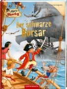 Cover-Bild zum Titel 'Käpt'n Sharky - Der schwarze Korsar' von 'Jutta Langreuter, Jeremy Langreuter'