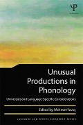 Cover-Bild zum Titel 'Unusual Productions in Phonology' von ''