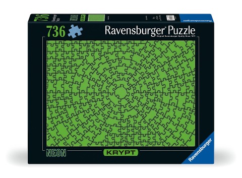 Erwachsenenpuzzle 736 Teile - Krypt Neon Green - 