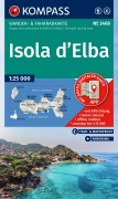 Cover-Bild zum Titel 'KOMPASS Wanderkarte 2468 Isola d' Elba 1:25.000' von ''