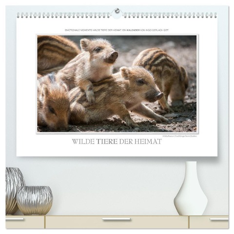 Emotionale Momente: Wilde Tiere der Heimat. (hochwertiger Premium Wandkalender 2025 DIN A2 quer), Kunstdruck in Hochglanz - Ingo Gerlach GDT