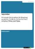 Cover-Bild zum Titel 'Provinziale Rechtspflege Die Regelung juristischer Probleme im Briefwechsel zwischen Plinius und Traian' von 'Tanja Bräther'