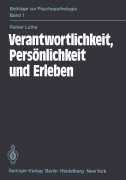 Cover-Bild zum Titel 'Verantwortlichkeit, Persönlichkeit und Erleben' von 'R. Luthe'