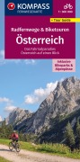 Cover-Bild zum Titel 'KOMPASS Radfernwegekarte Radfernwege & Biketouren Österreich - Übersichtskarte 1:300.000' von ''