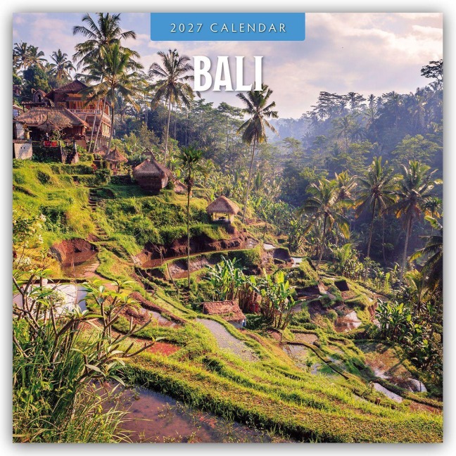 Bali 2027 - 16-Monatskalender - Robin Red