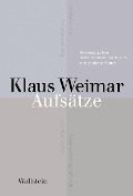 Cover-Bild zum Titel 'Aufsätze' von 'Klaus Weimar'