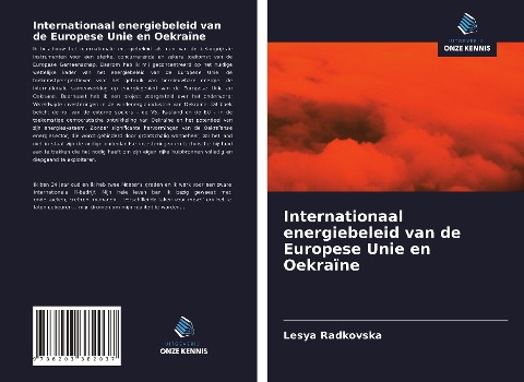Internationaal energiebeleid van de Europese Unie en Oekraïne - Lesya Radkovska