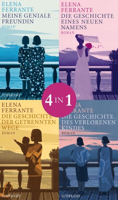 Meine geniale Freundin (1-4) - der Welterfolg komplett in einem Band - Elena Ferrante