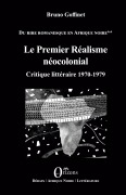Cover-Bild zum Titel 'Le Premier Réalisme néocolonial' von 'Bruno Goffinet'