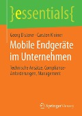 Cover-Bild zum Titel 'Mobile Endgeräte im Unternehmen' von 'Georg Disterer, Carsten Kleiner'