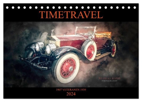TIMETRAVEL (Tischkalender 2024 DIN A5 quer), CALVENDO Monatskalender - Michael O. A. Klapper