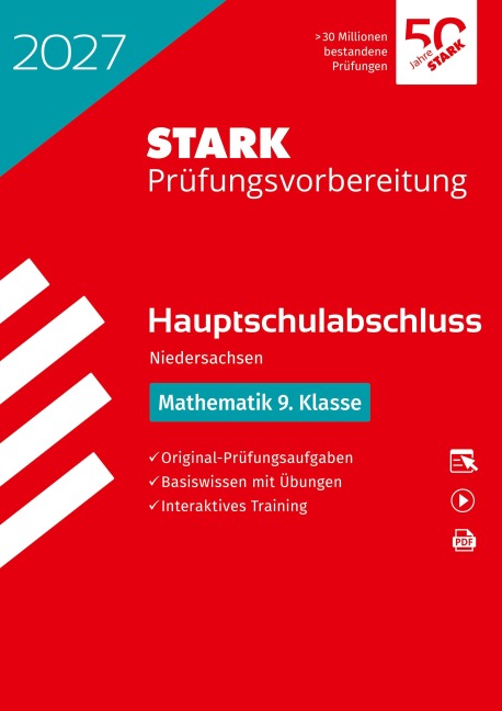STARK Mathematik 9. Klasse - Hauptschulabschluss 2027 Niedersachsen - Prüfungsvorbereitung - 