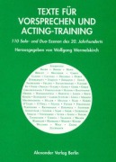 Cover-Bild zum Titel 'Texte für Vorsprechen und Acting-Training' von ''