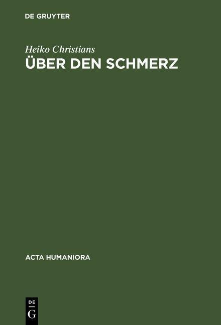Über den Schmerz - Heiko Christians