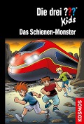 Cover-Bild zum Titel 'Die drei ??? Kids, 74, Schienen-Monster (drei Fragezeichen Kids)' von 'Boris Pfeiffer'