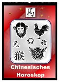 Chinesisches Horoskop (Wandkalender 2024 DIN A2 hoch), CALVENDO Monatskalender - Elisabeth Stanzer