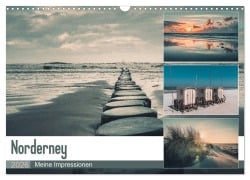 Cover-Bild zum Titel 'Mein Jahr auf Norderney (Wandkalender 2026 DIN A3 quer), CALVENDO Monatskalender' von 'Steffen Peters'