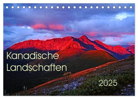 Kanadische Landschaften 2025 (Tischkalender 2025 DIN A5 quer), CALVENDO Monatskalender - Stefan Schug