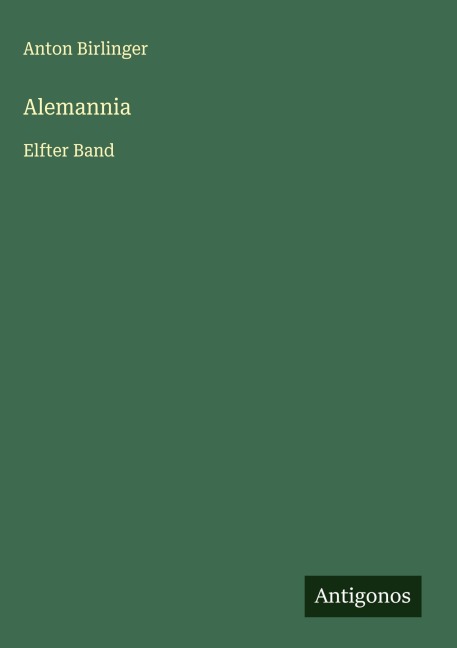 Alemannia - Anton Birlinger