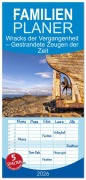 Cover-Bild zum Titel 'Familienplaner 2026 - Wracks der Vergangenheit - Gestrandete Zeugen der Zeit mit 5 Spalten (Wandkalender, 21 x 45 cm) CALVENDO' von 'Schörkhuber Johann'