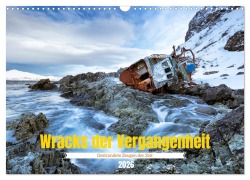 Cover-Bild zum Titel 'Wracks der Vergangenheit - Gestrandete Zeugen der Zeit (Wandkalender 2026 DIN A3 quer), CALVENDO Monatskalender' von 'Schörkhuber Johann'