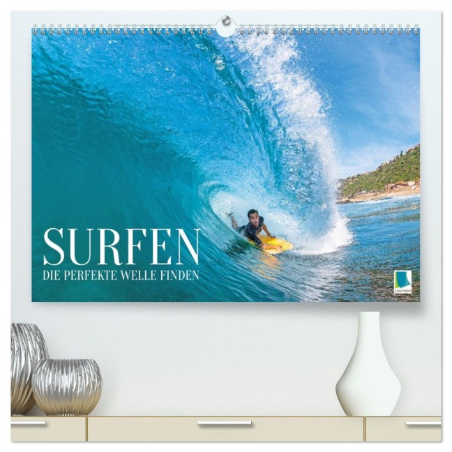 Surfen: Die perfekte Welle finden - Edition Funsport (hochwertiger Premium Wandkalender 2026 DIN A2 quer), Kunstdruck in Hochglanz - Calvendo Calvendo