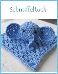 Cover-Bild zum Titel 'Häkelanleitung Schnuffeltuch Elefant für Babys' von 'Kerstin Münchehofe'