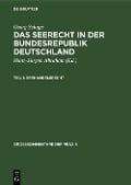 Georg Schaps: Das Seerecht in der Bundesrepublik Deutschland. Teil 1 - Georg Schaps