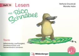Cover-Bild zum Titel 'Lesen mit Rico Schnabel, Heft 10: Texte' von 'Stefanie Drecktrah, Mareike Hahn'