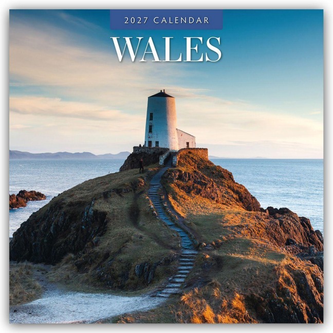Wales 2027 - 16-Monatskalender - Robin Red