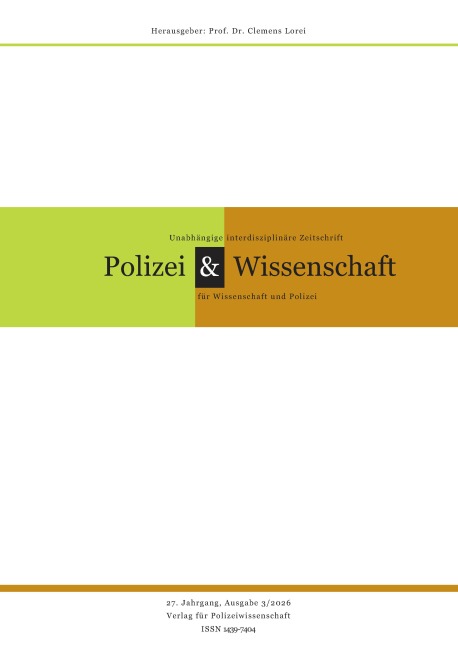 Zeitschrift Polizei & Wissenschaft - Clemens Lorei