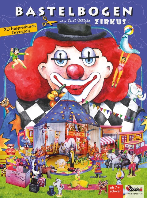 Zirkus Bastelbogen - 