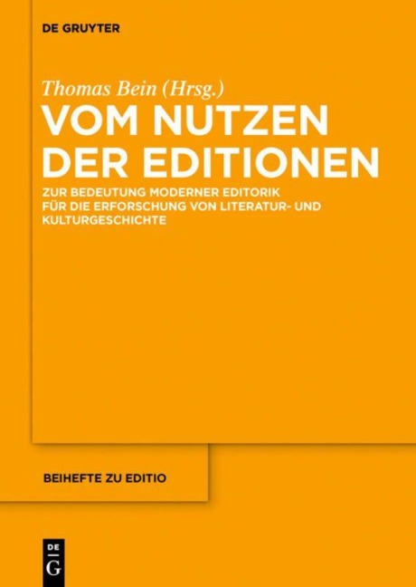 Vom Nutzen der Editionen - 