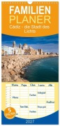 Cover-Bild zum Titel 'Familienplaner 2027 - Cádiz - die Stadt des Lichts mit 5 Spalten (Wandkalender, 21 x 45 cm) CALVENDO' von 'Val Thoermer'