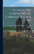 Cover-Bild zum Titel 'Journal des campagnes au Canada de 1755 à 1760' von ''