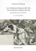 Cover-Bild zum Titel 'La rivoluzione francese del 1789 e la rivoluzione italiana del 1859. Osservazioni comparative' von 'Alessandro Manzoni'