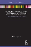 Cover-Bild zum Titel 'Demonstratives and Grammaticalization' von 'Metin Balpinar'
