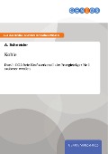 Cover-Bild zum Titel 'Kohle' von 'A. Schneider'