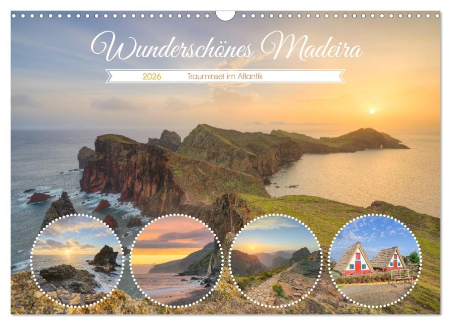 Wunderschönes Madeira (Wandkalender 2026 DIN A3 quer), CALVENDO Monatskalender - Michael Valjak